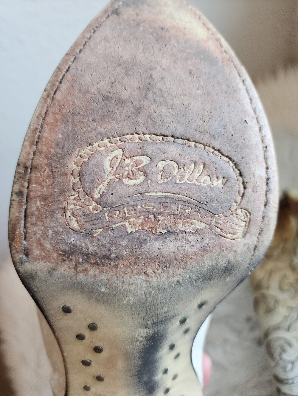 J.B DILLON RESERVED GLITTER COWGIRL BOOTS EXCELLENT COND. SIZE 5C - Picture 6 of 17